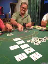 Grant nails a straight flush - a little early in the night though!